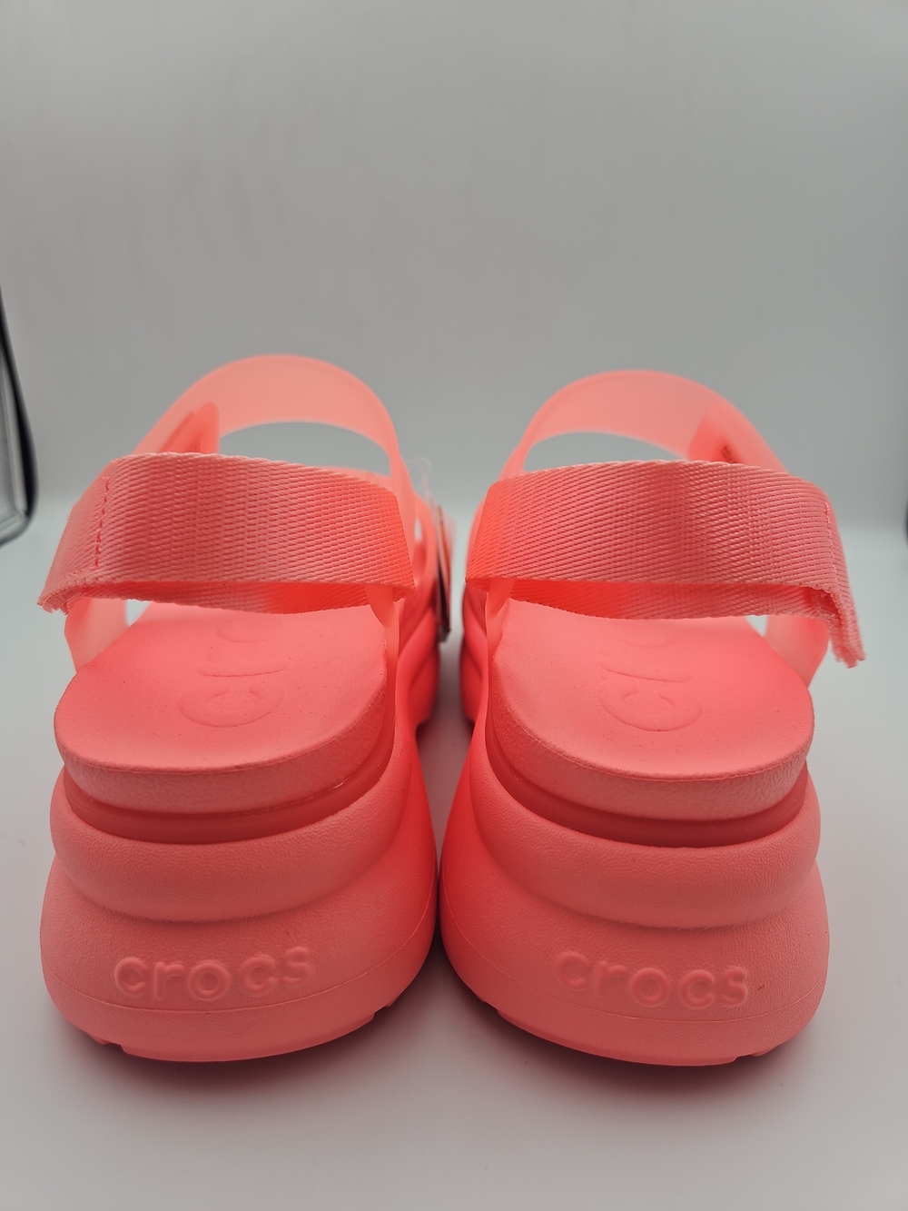 Women’s Platform Sport Sandals in Coral Pink - Picture 5 of 9
